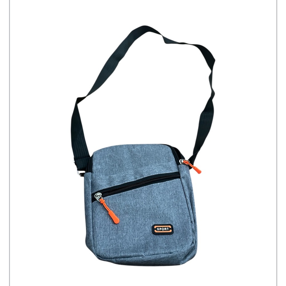 Sporto Blue and Black Messenger Bag